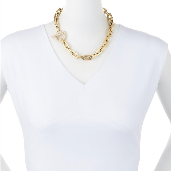🔥Micheal kors city scape link toggle necklace🔥 - Picture 2 of 5
